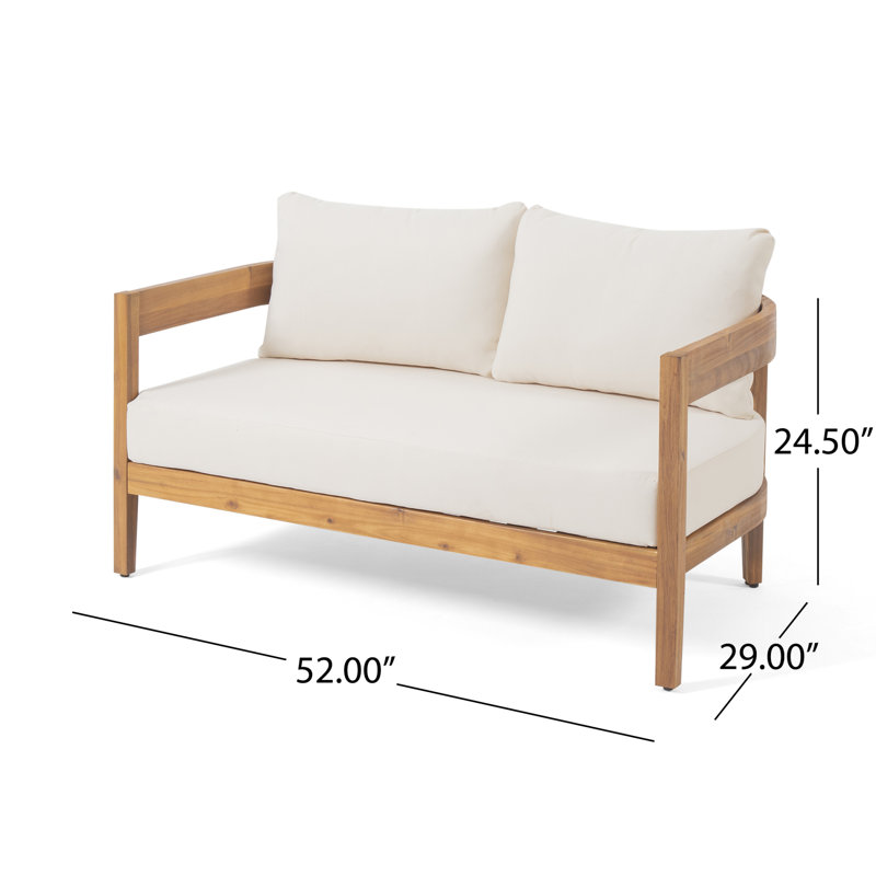 Enhance Your Living Space With The Brooklyn Loveseat And Coffee Table Set - A Perfect Blend Of Style And Functionality