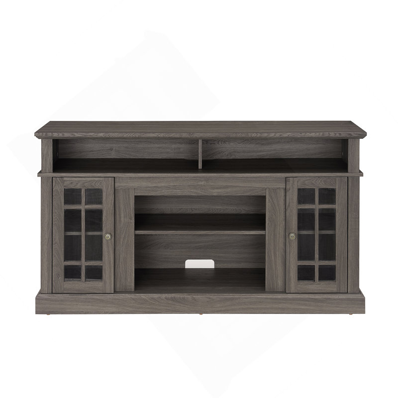 Meuble télé classique classique pour téléviseur de 65 po ou moins avec ouverture