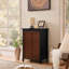 Armoire de plancher de style moderne Mid-Century de 34,2 pouces, rangement rétro avec tablette et portes réglables, console décorative polyvalente pour la maison