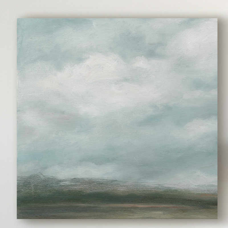 « cloud brume i », reproduction sur toile tendue, H 35 po x l 35 po x P 2 po