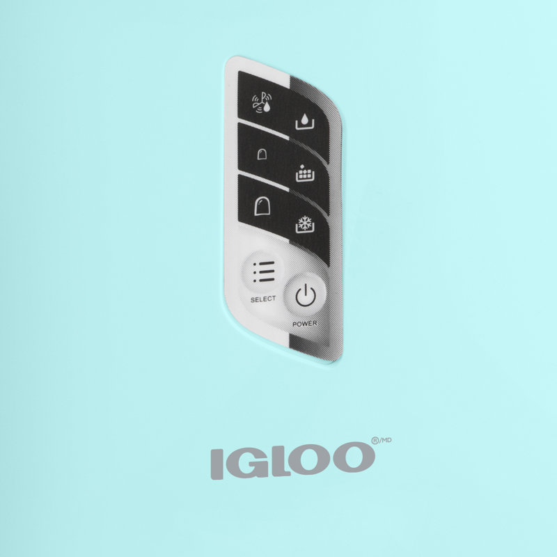 Machine à glaçons autonettoyante 26 livres Igloo, Turquoise