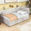 Lit simple tapissier en L en bois avec tiroirs-1580504130
