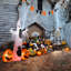 Décorations d'extérieur gonflables citrouille fantôme 8 pi Halloween