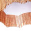 15cm H Velvet Empire Lamp Shade ( Screw On ) in Orange