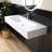 48'' Wall Mounted Bathroom Sink Solid Surface Sink With Faucet Hole