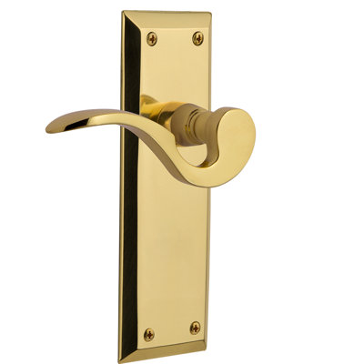 New York Plate Double Dummy with Manor Lever