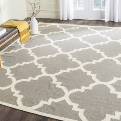 Capirano Geometric Wool Hand Woven Area Rug