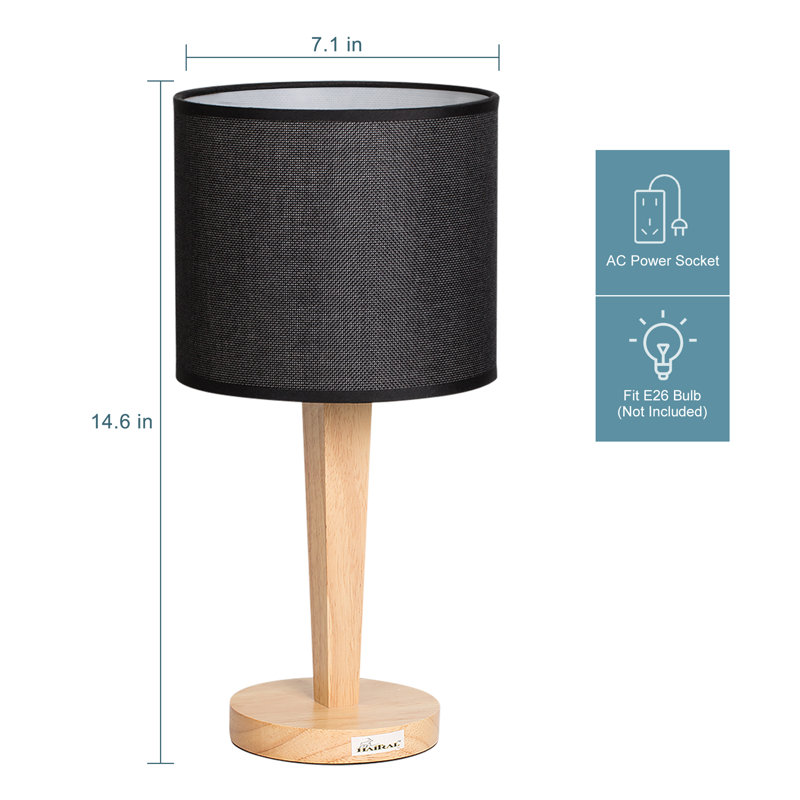 Wood Table Lamp