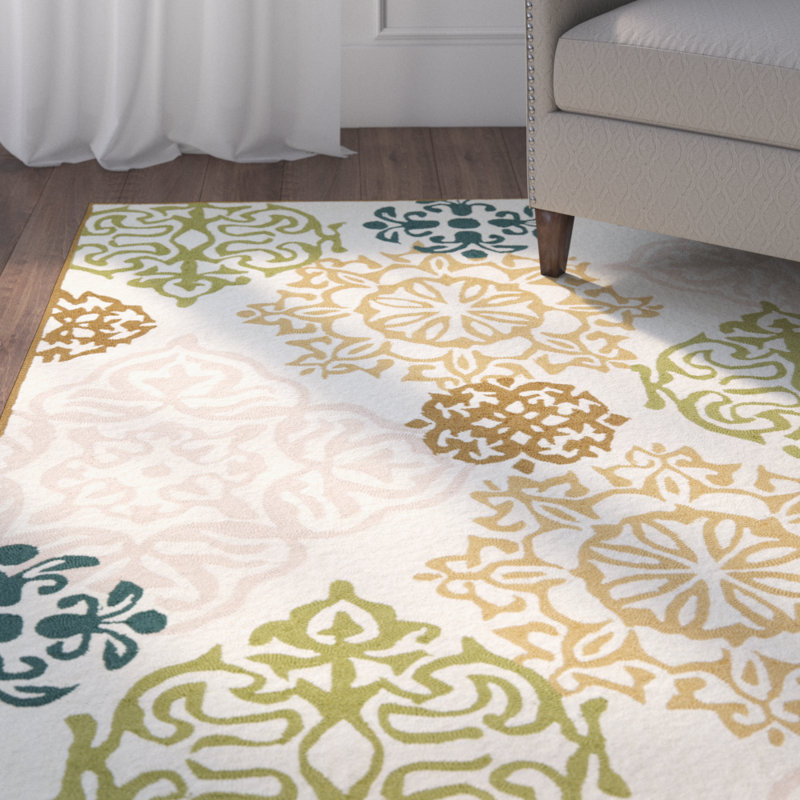Tapis performance crocheté à la main Trueblood, Rectangle 5 pi x 8 pi