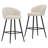 Upholstered Counter Stool With Metal Frame-749940459-749940457