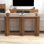 55 Inch Narrow Console Table Behind Couch, Fluted Skinny Entryway Table, Slim Sofa Table