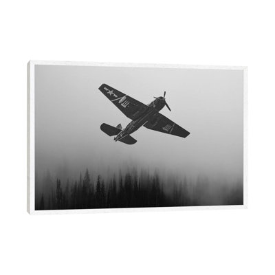 WWII Fighter Emerge - Print on Canvas