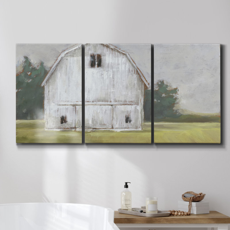 «Breathless I», reproduction sur toile 3 pièces, H 48 po x l 96 po x P 2 po