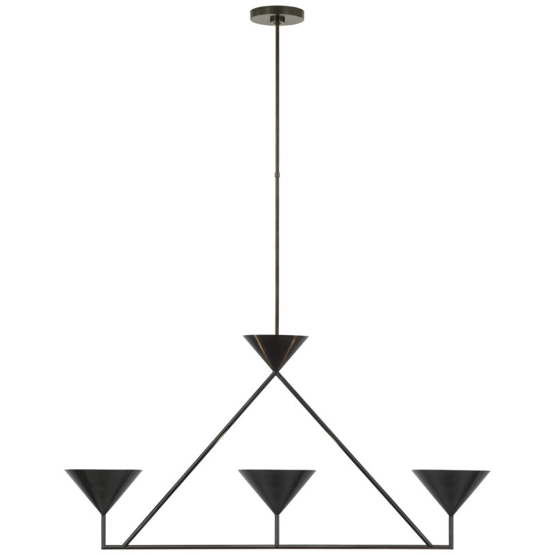 Orsay 3 - Light Chandelier, Bronze