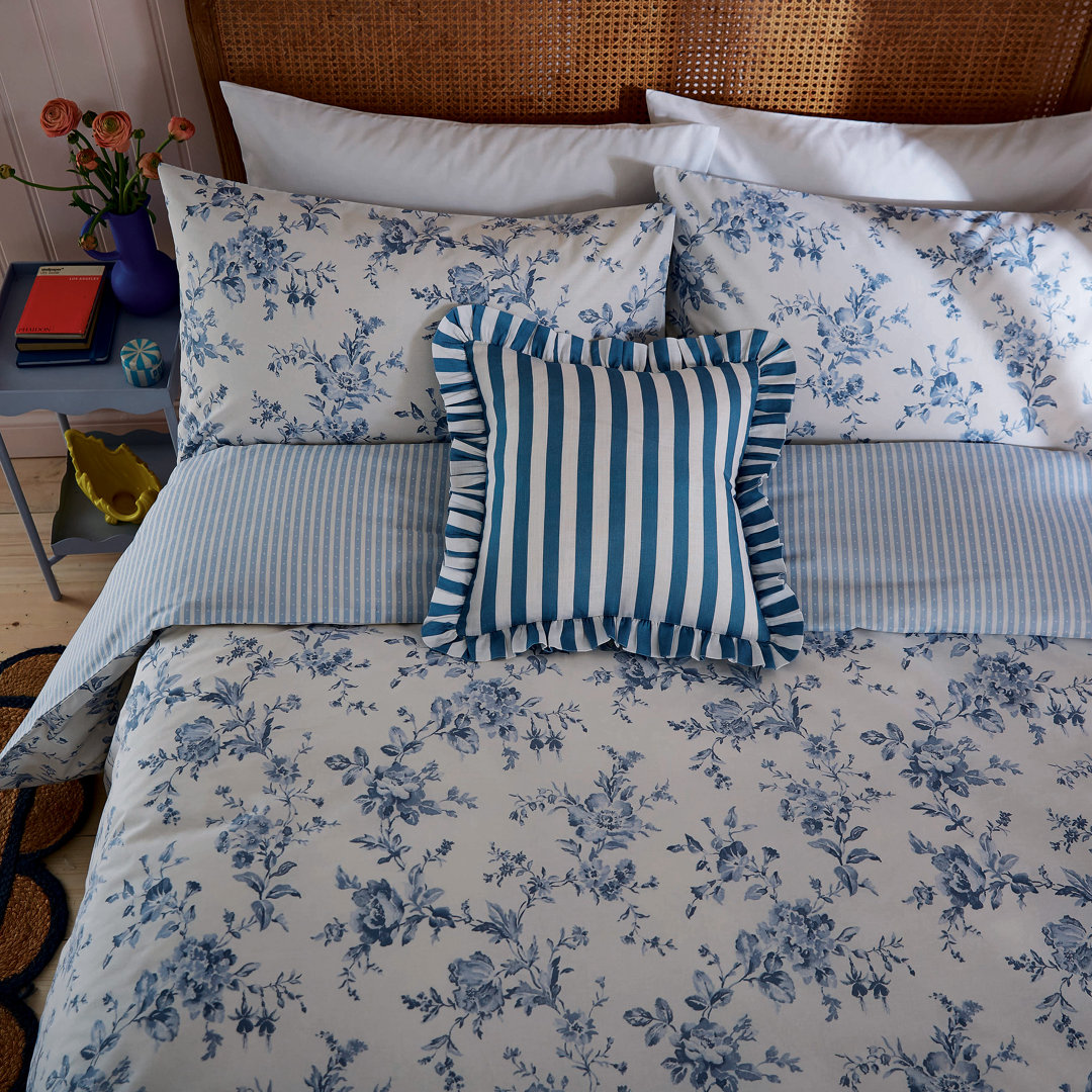 Hedgerow Print Cotton Duvet Cover Set