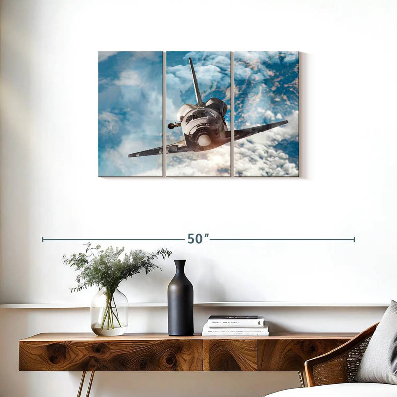 Oberle Spacecraft Ascent, 20" H x 33" W