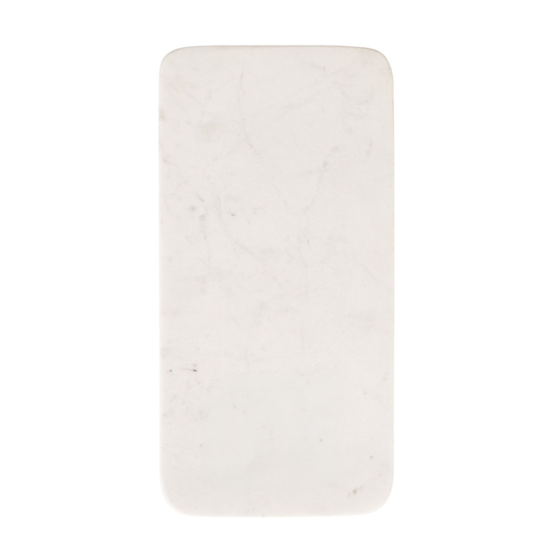 Planche à découper en marbre, Blanc