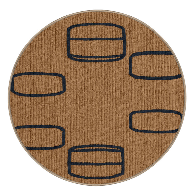  Tapis lavable Rain Barrel Farm, Rond 5 pi