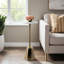 Table d'appoint Rejanae Marble and Brass Inlay