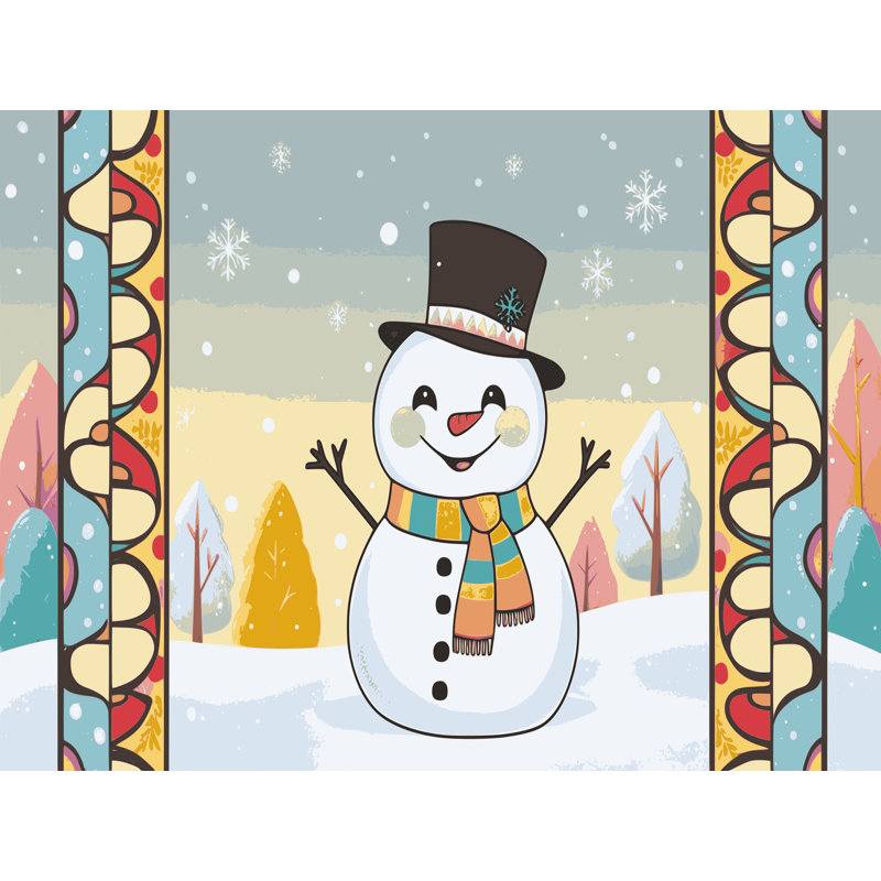 Tapis vacances de Noël The Holiday Aisle®, Rectangle de 5 pi x 8 pi