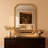 Mid-Century Irregular Wood Framed Decorative Wall Mirror-1808717773-1808717772