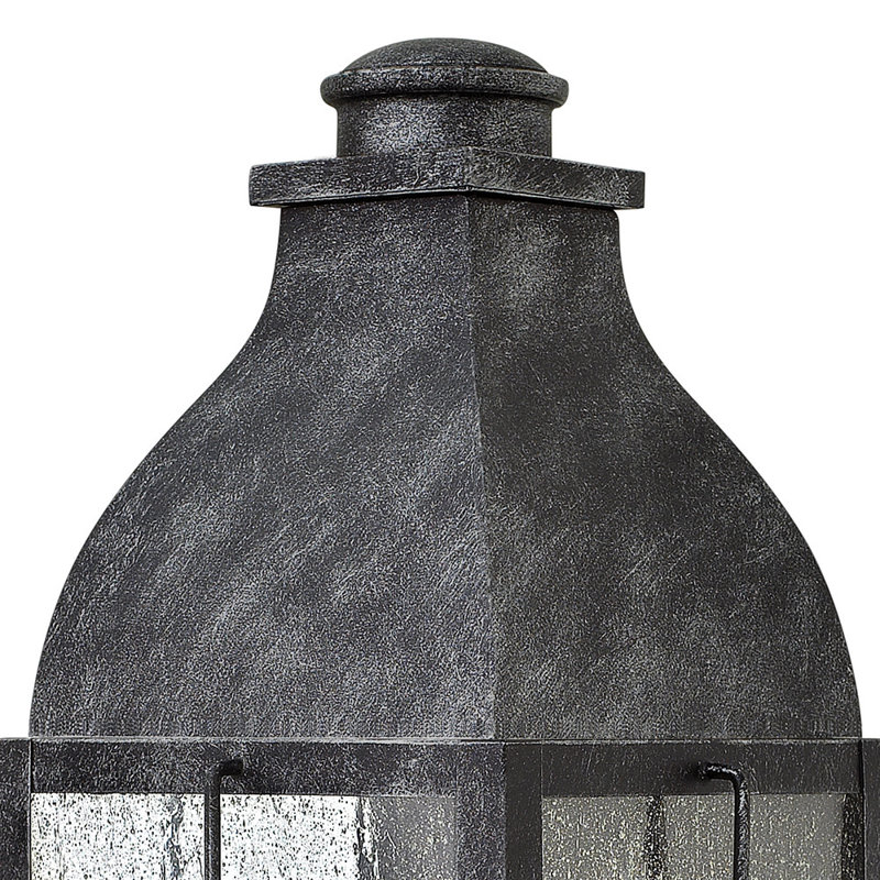 Bingham 3-Light Outdoor Wall Lantern, Graystone, Integrated LED