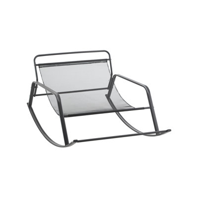 Rocking Chair With Extra-Wide Technical Upholstered Gliding Chair Boucle Reclining Chair