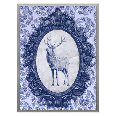 Toile Elk Print by THE Studio
