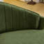 Durable Compact Two-seater Sofas, Green Chenille For Small Spaces