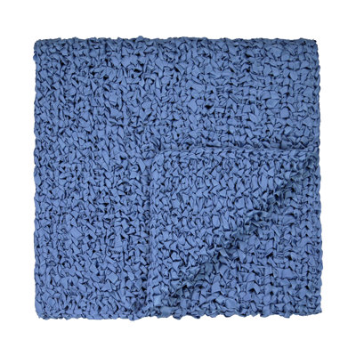 Ribbon Knit Throw Blanket