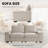 Ebern Designs Judeth Square Arm Modular Sofa-988554794-988300139