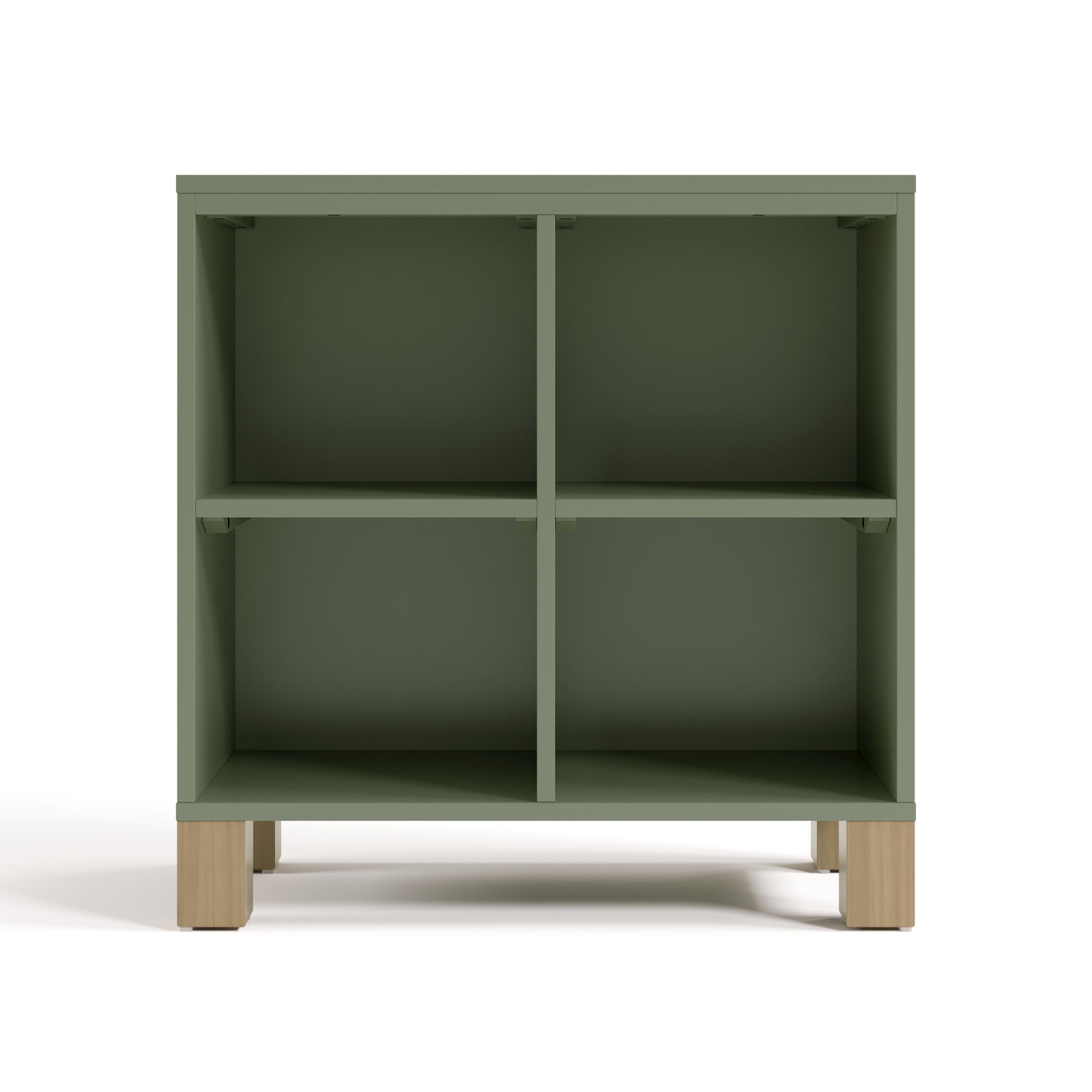 California Cube Organizer Bookcase, Olive