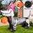 Fassett Halloween Inflatable 5.7 FT Skeleton Puppy Dog Inflatable with Build-in LEDs