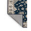 Tapis bleu lavé à la machine-1812337225