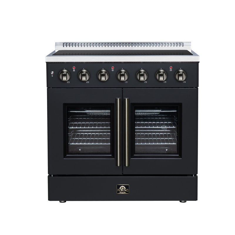 Cuisinière électrique à quatre battants 36 po Galiano, 5 éléments, 5,36 pi³, null