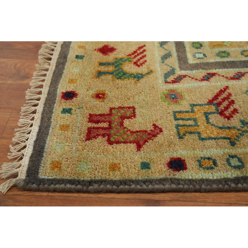 Tapis traditionnel animaux en laine Ziegler