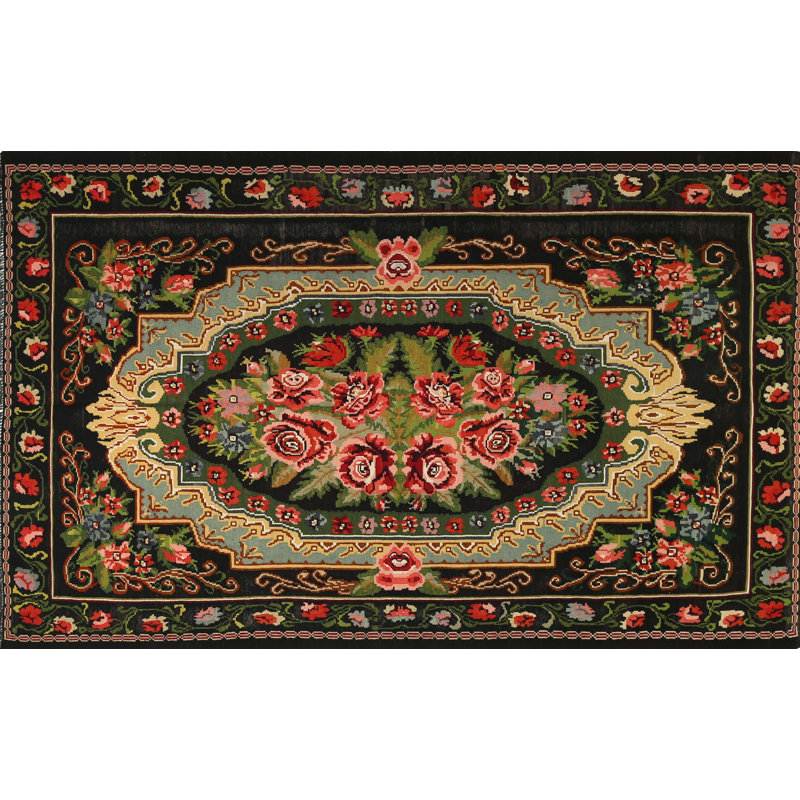 Tapis oriental tissé à la machine Chelo, Rectangle 8 pi x 12 pi
