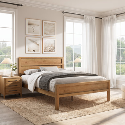 Maddox Modern Wood Panel Bed
