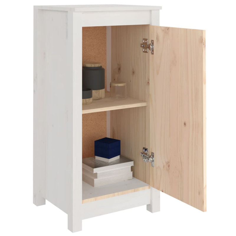 Derron End Table, White