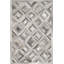 Area Cowhide Geometric Area Rug in Gray-1049456726