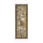 Toile avec cadre en bois brun classique