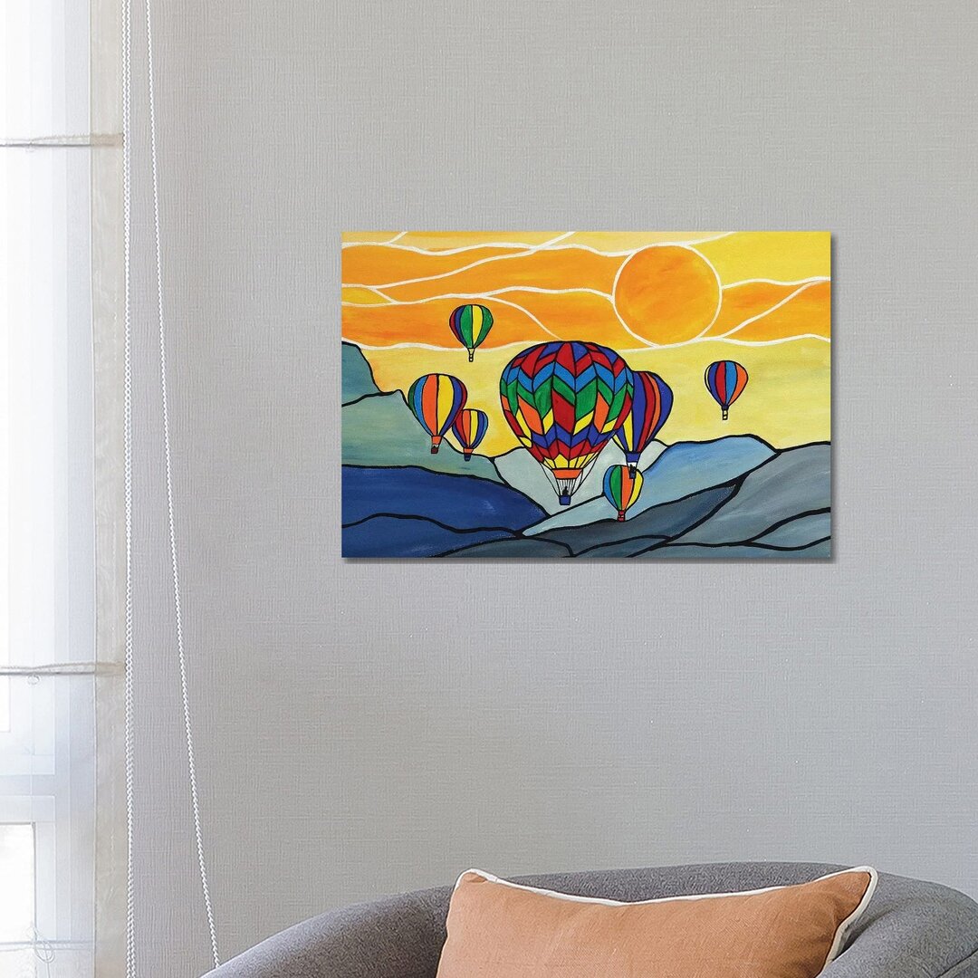 Heißluftballons von Rachel Olynuk - Galerie-verpackte Leinwand Giclée