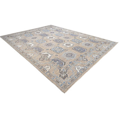 Transitional One-of-a-Kind Rectangle 8'10" X 11'9" Hand Knotted Area Rug