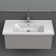 CeraStyle By Nameeks Frame 17.72'' Glossy White Ceramic Rectangular Drop-in, Wall Mount Bathroom Sink with Overflow