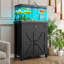 Support d'aquarium de 20 gallons avec armoire pour le rangement des accessoires d'aquarium, support d'aquarium de ferme avec prise de courant stable et électrique, support d'aquarium robuste-2010930945