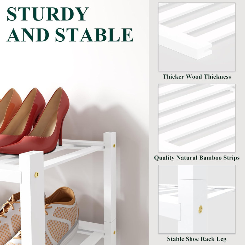 Bamboo Shoe Rack