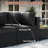 Caradog Wicker 6 - Person Patio Conversation Sets with Cushions, Coffee Table and 44" Fire Pit Table-890320167