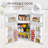 HomCom 3.2 Cubic Feet Portable Freestanding Mini Fridge with Freezer-99187429