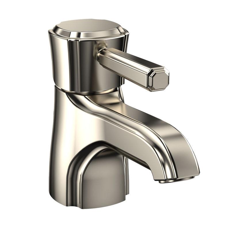 Guinevere Single Hole Bathroom Faucet, 2.2 GPM, Brushed Nickel