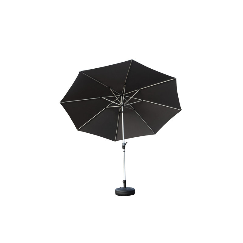 Parasol d'extérieur de 10 pi avec 8 nervures et évent pour le soleil